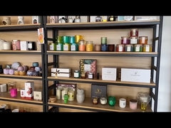 Свеча ручной работы с гипсом и ароматом гардении Дэвида на Рождество