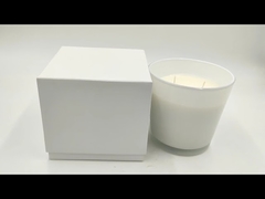 100 Percent Soy Black Square Glass Jar Scented Candle Lemon Verbena