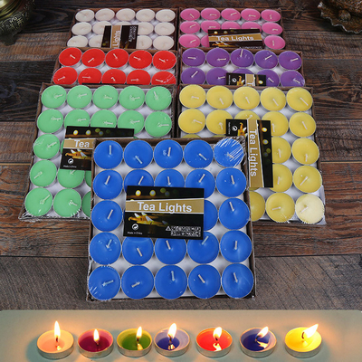 Сердце ароматерапии сформировало бездымный воск сои Tealight душило свечи 50 ПК