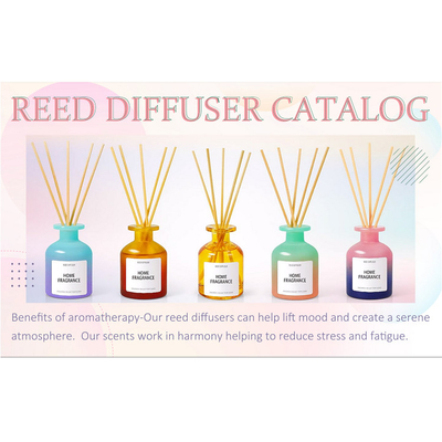 Красочный домодельный вкус соли моря отражетеля Reed эфирного масла 120ml