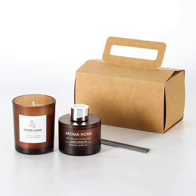 Роскошный аромат для свадебной вечеринки Jar Candle Reed Diffuser Gift Set Colorful Wellness
