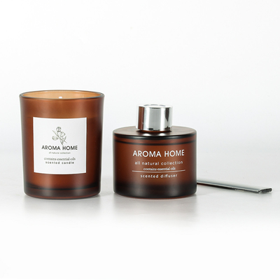 Роскошный аромат для свадебной вечеринки Jar Candle Reed Diffuser Gift Set Colorful Wellness