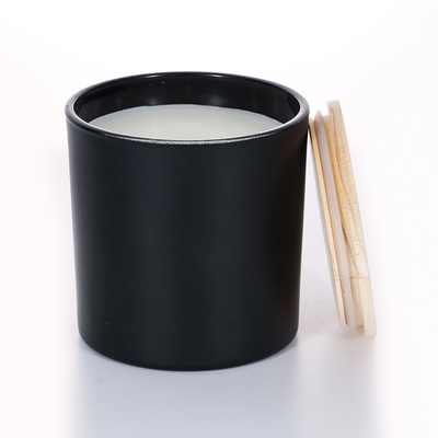 Подгонянные воска сои OEM духи Woodwick ароматерапии роскошного большого роскошные стеклянные душили опарникы держателя для свечи для подарка s женщины