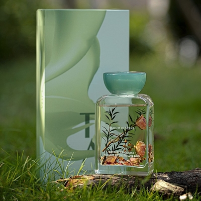 крышка смолы эфирного масла 140ml установила отражетель Reed благоуханием сумки свежий с цветком Роза