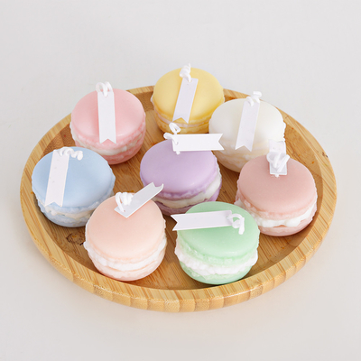 Воска сои ароматности плода метки частного назначения свеча Macaron мини Handmade для Bathroom