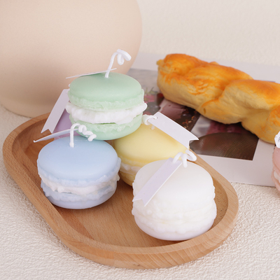 Воска сои ароматности плода метки частного назначения свеча Macaron мини Handmade для Bathroom