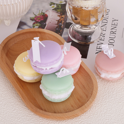 Воска сои ароматности плода метки частного назначения свеча Macaron мини Handmade для Bathroom