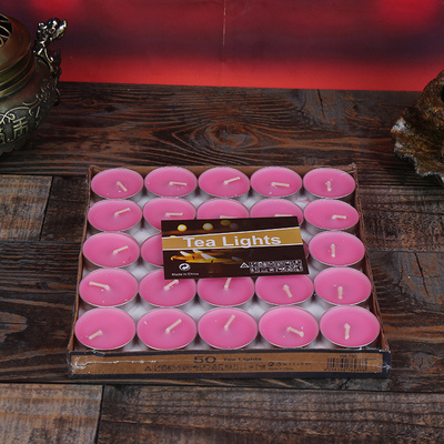 Сердце ароматерапии сформировало бездымный воск сои Tealight душило свечи 50 ПК