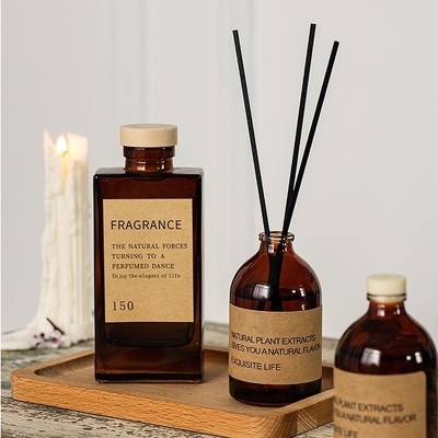 Бутылка Браун ароматерапии стеклянная душит отражетель 100ml роскошный Reed