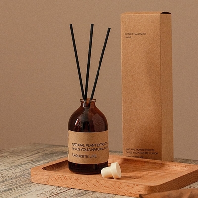Бутылка Браун ароматерапии стеклянная душит отражетель 100ml роскошный Reed