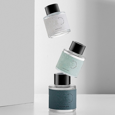 отражетель автомобиля Freshener воздуха бутылки стекла ароматерапии 50ml с силиконом не смещает циновка