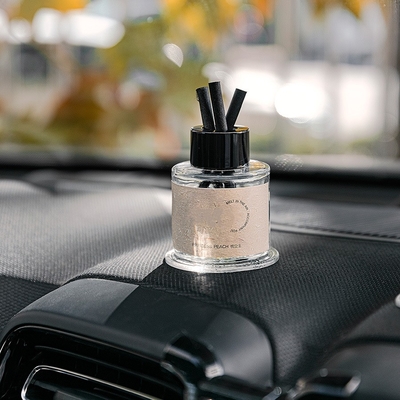 отражетель автомобиля Freshener воздуха бутылки стекла ароматерапии 50ml с силиконом не смещает циновка