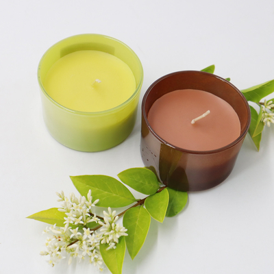 Воск сои OEM душил кокос свечи дома ароматности и известку 4oz