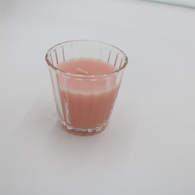 Свеча ODM 4oz естественным розовым стеклянным надушенная опарником для благоухания дома