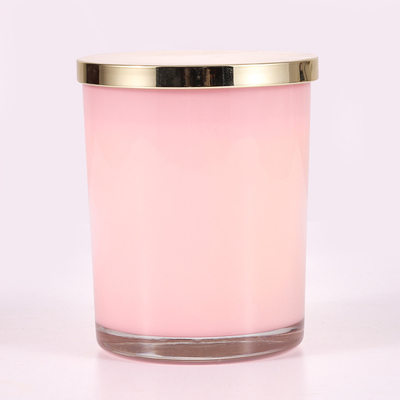 Пастельным стеклянным надушенная опарником камелия эвкалипта свечи 14.5oz с подгонянным благоуханием