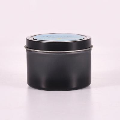 OEM 2 Oz повторно использовал штейновую черную свечу жестяной коробки для спальни