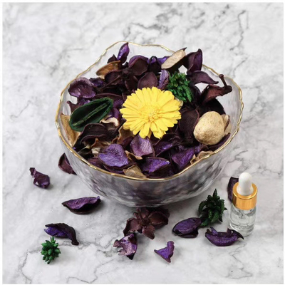 Handmade высушенное надушенное лепестками саше Potpourri ароматности кладет 90g в мешки
