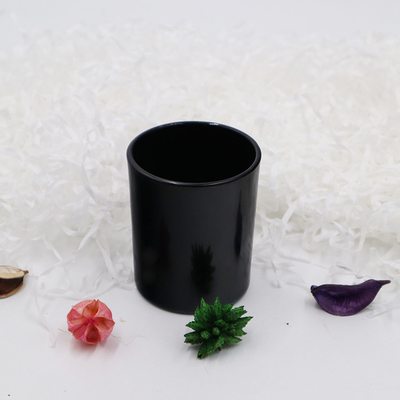 Чашки 6.2x7.3 пустого черного стеклянного держателя для свечи Tealight Votive для церков
