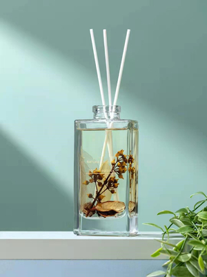 Подарок духов квадрата отражетеля 150ml Reed ароматности роскошный установил с высушенным цветком