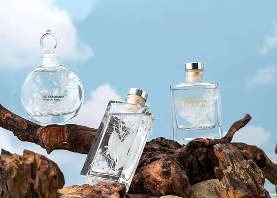 Подарок духов квадрата отражетеля 150ml Reed ароматности роскошный установил с высушенным цветком