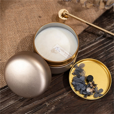 Контейнер олова ODM 6 Oz миражирует красный зеленый круг с кофейным зерном