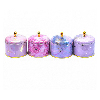 Handmade надушенная свеча 100ml 250ml жестяной коробки металла воска сои