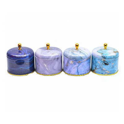 Handmade надушенная свеча 100ml 250ml жестяной коробки металла воска сои