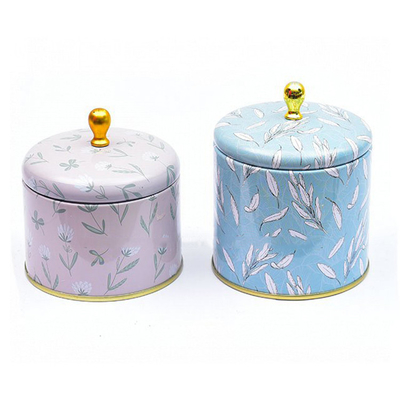 Handmade надушенная свеча 100ml 250ml жестяной коробки металла воска сои