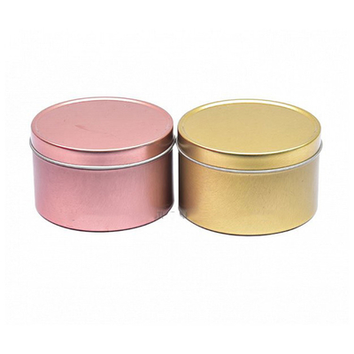 Свеча жестяной коробки сои золота надушенная мычкой в оптовом 5.5oz